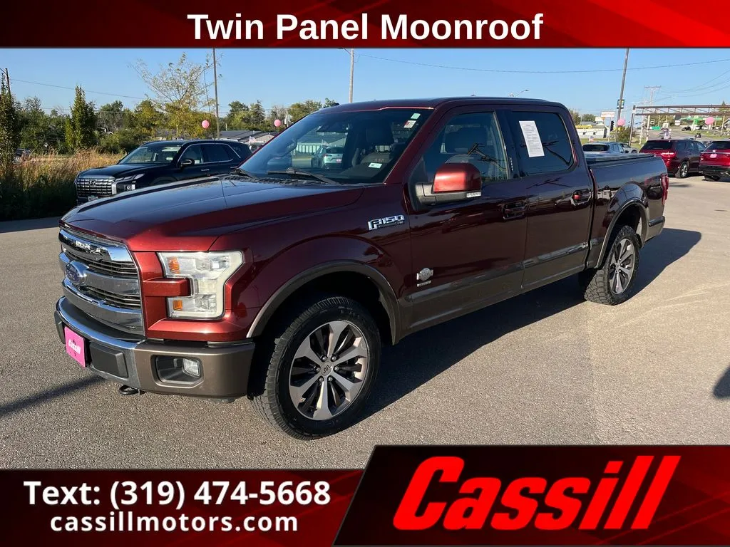 Brown 2017 Ford F-150 King Ranch for sale in Cedar Rapids, IA