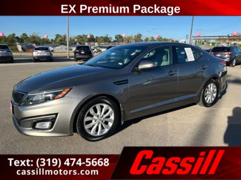 Silver 2014 Kia Optima EX for sale in Cedar Rapids, IA