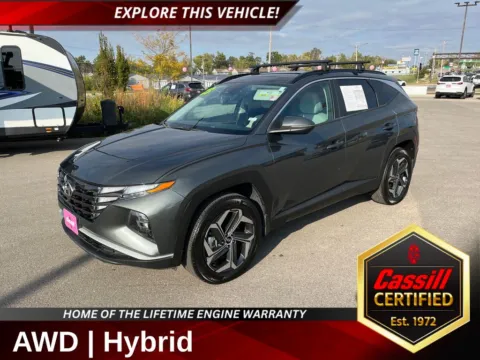Gray 2023 Hyundai Tucson Hybrid SEL Convenience for sale in Cedar Rapids, IA