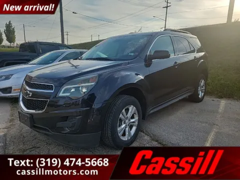 Black 2015 Chevrolet Equinox LT for sale in Cedar Rapids, IA