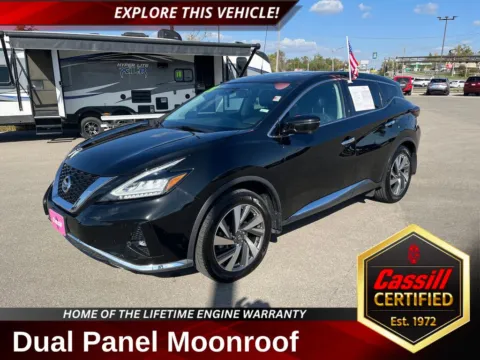 Black 2021 Nissan Murano SL for sale in Cedar Rapids, IA
