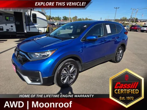 Blue 2021 Honda CR-V EX for sale in Cedar Rapids, IA