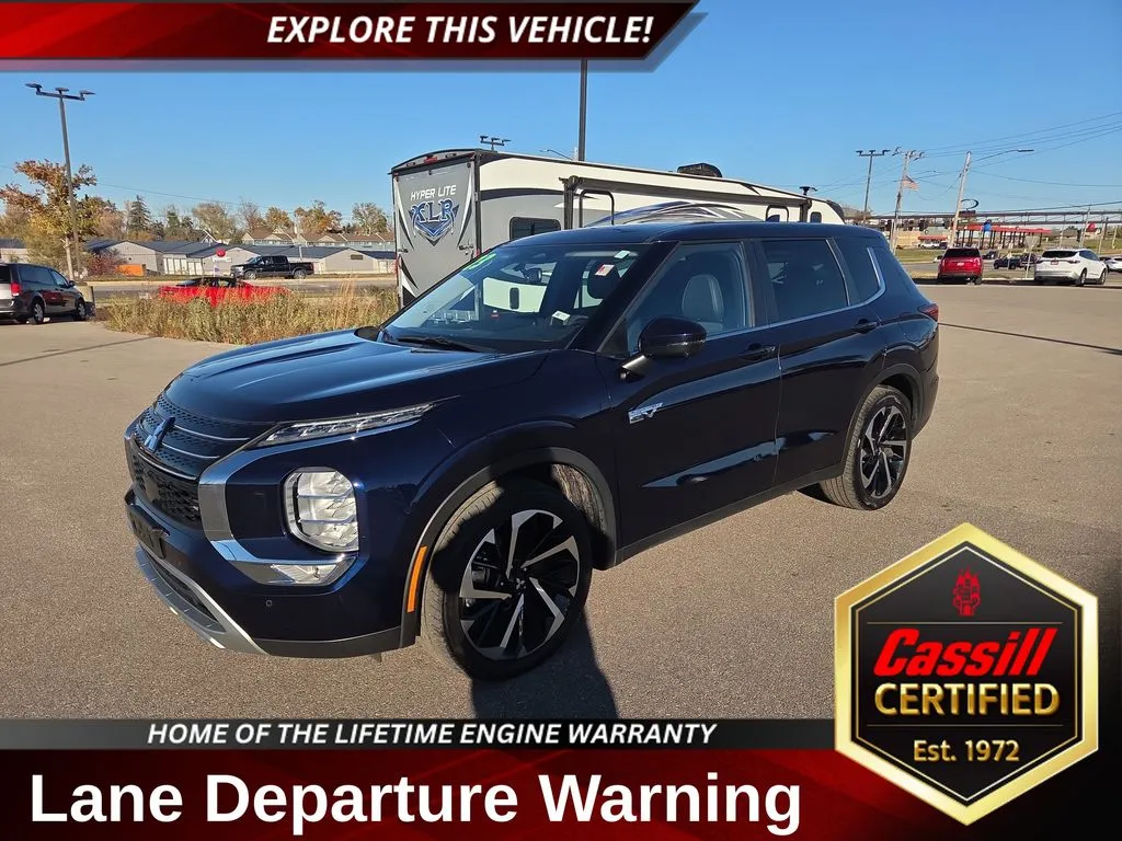 Blue 2023 Mitsubishi Outlander PHEV SE for sale in Cedar Rapids, IA