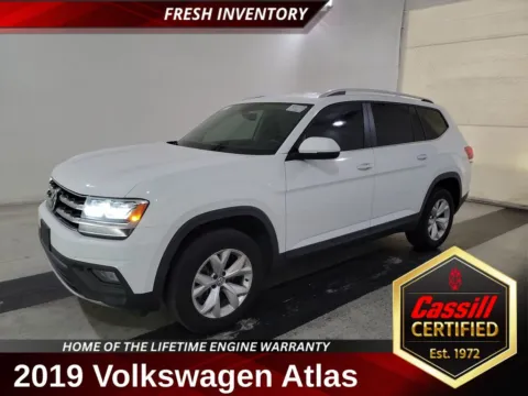 White 2019 Volkswagen Atlas 3.6L V6 SE for sale in Cedar Rapids, IA