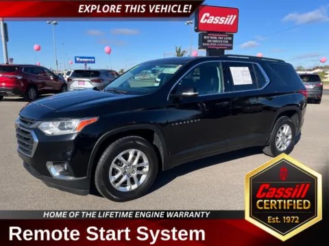 Black 2020 Chevrolet Traverse 3LT for sale in Cedar Rapids, IA
