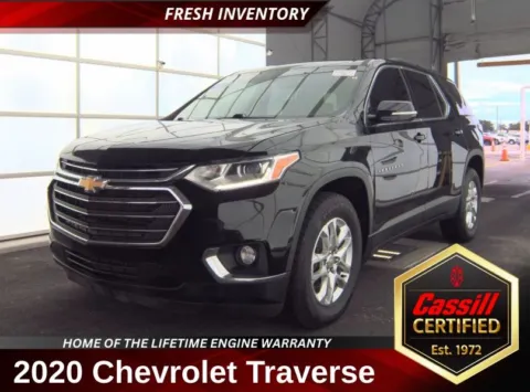 Black 2020 Chevrolet Traverse 3LT for sale in Cedar Rapids, IA