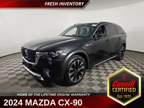 Black 2024 Mazda CX-90 PHEV Premium Plus for sale in Cedar Rapids, IA