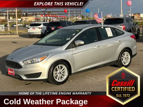 Silver 2018 Ford Focus SE for sale in Cedar Rapids, IA
