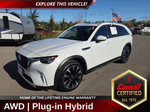 White 2024 Mazda CX-90 PHEV Premium for sale in Cedar Rapids, IA