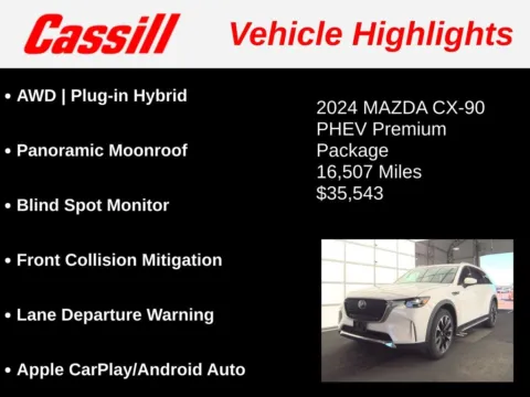 Another view of 2024 Mazda CX-90 PHEV Premium for sale in Cedar Rapids, IA at Cassill Motors