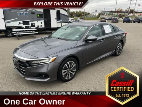 Gray 2022 Honda Accord Hybrid EX-L for sale in Cedar Rapids, IA