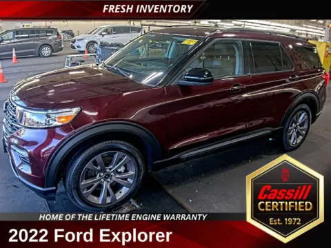 Red 2022 Ford Explorer XLT for sale in Cedar Rapids, IA