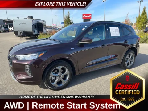 Red 2023 Ford Escape ST-Line Select for sale in Cedar Rapids, IA