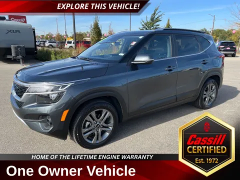 Gray 2022 Kia Seltos S for sale in Cedar Rapids, IA