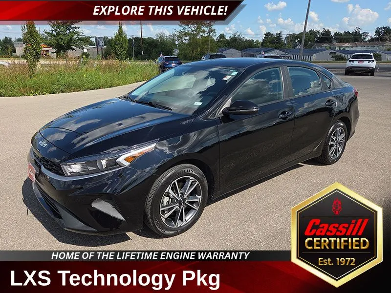 Black 2023 Kia Forte LXS for sale in Cedar Rapids, IA