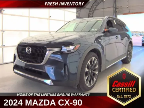 Blue 2024 Mazda CX-90 PHEV Premium for sale in Cedar Rapids, IA