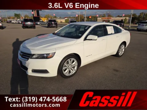 White 2016 Chevrolet Impala LT for sale in Cedar Rapids, IA