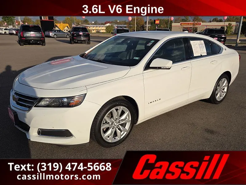 White 2016 Chevrolet Impala LT for sale in Cedar Rapids, IA