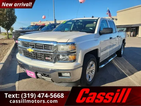 White 2014 Chevrolet Silverado 1500 LT for sale in Cedar Rapids, IA