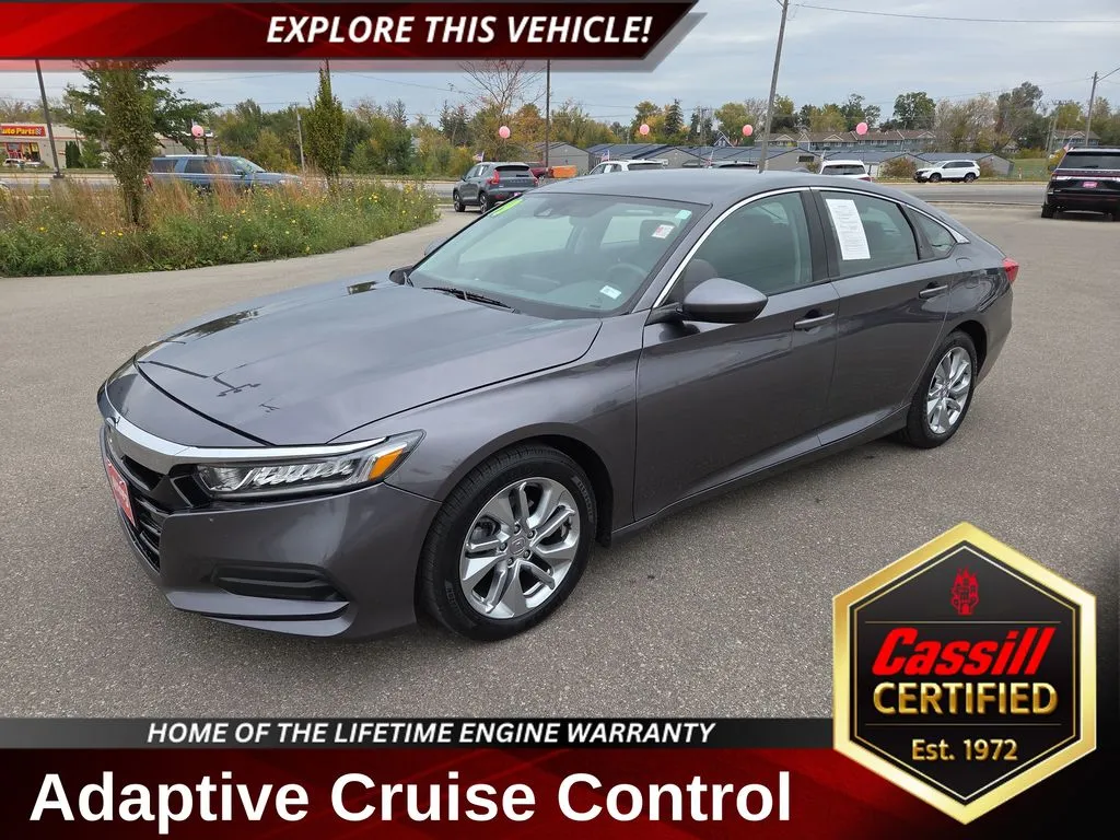 Gray 2019 Honda Accord LX for sale in Cedar Rapids, IA