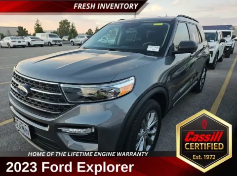 Gray 2023 Ford Explorer XLT for sale in Cedar Rapids, IA