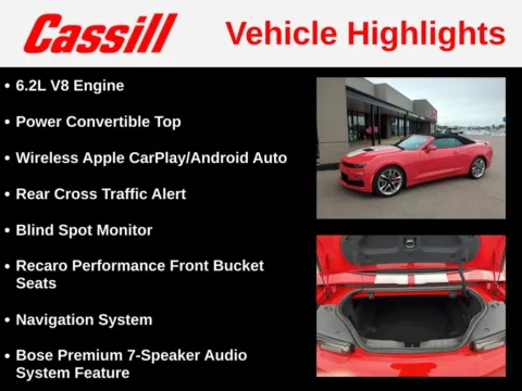 More photos of 2022 Chevrolet Camaro SS at Cassill Motors, IA