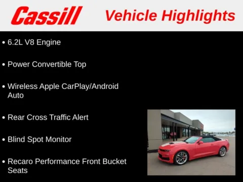 Photos of 2022 Chevrolet Camaro SS for sale in Cedar Rapids, IA at Cassill Motors