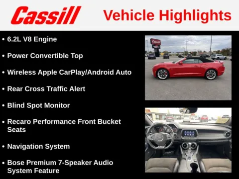 More photos of 2022 Chevrolet Camaro SS at Cassill Motors, IA