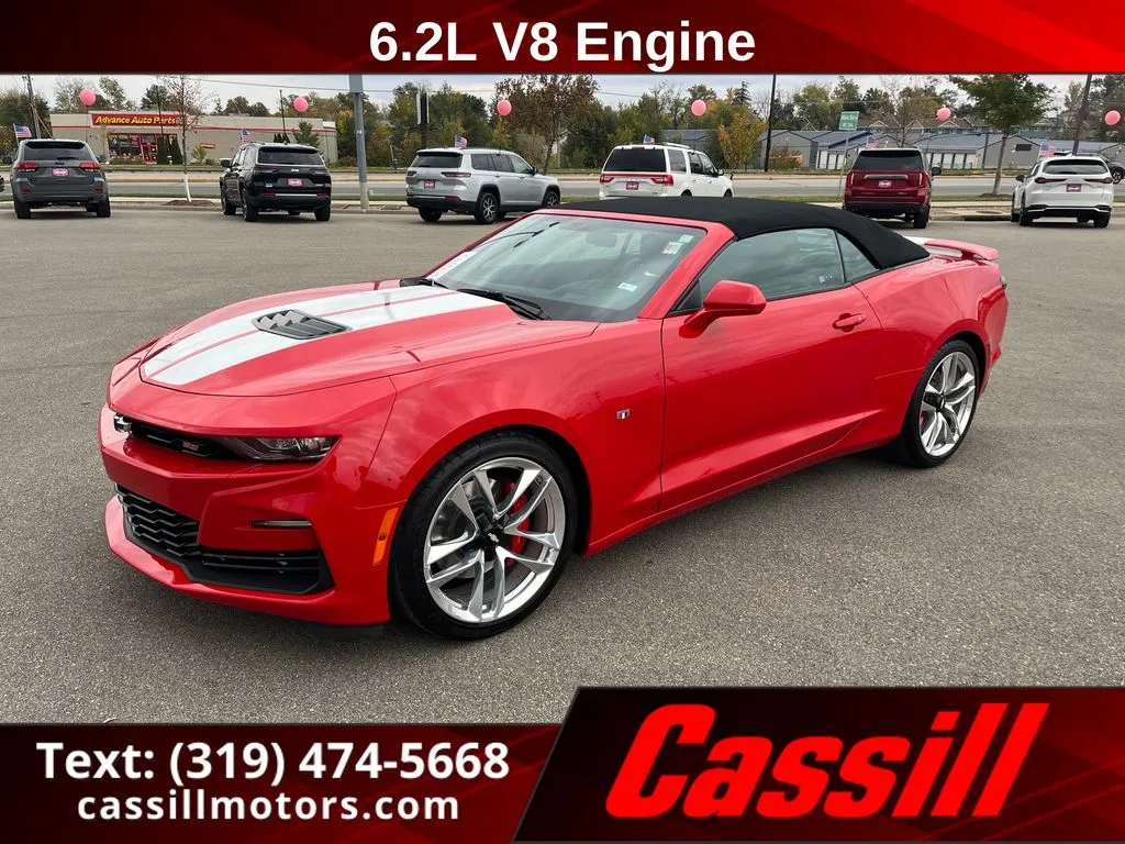 Red 2022 Chevrolet Camaro SS for sale in Cedar Rapids, IA