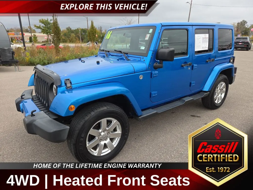 2016 Jeep Wrangler Unlimited Sahara for sale in Cedar Rapids, IA