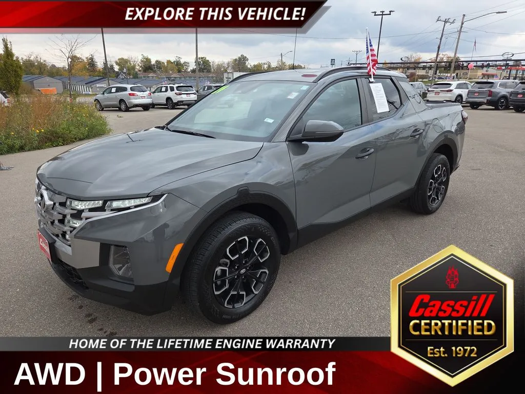 Gray 2024 Hyundai Santa Cruz SEL for sale in Cedar Rapids, IA