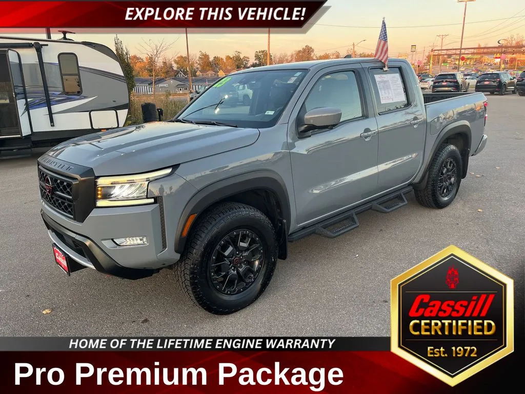 Gray 2023 Nissan Frontier PRO-4X for sale in Cedar Rapids, IA