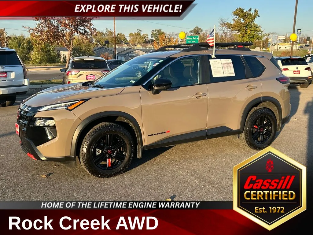 Beige 2025 Nissan Rogue Rock Creek for sale in Cedar Rapids, IA