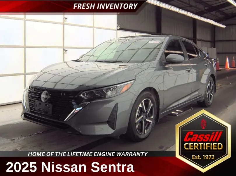 Gray 2025 Nissan Sentra SV for sale in Cedar Rapids, IA