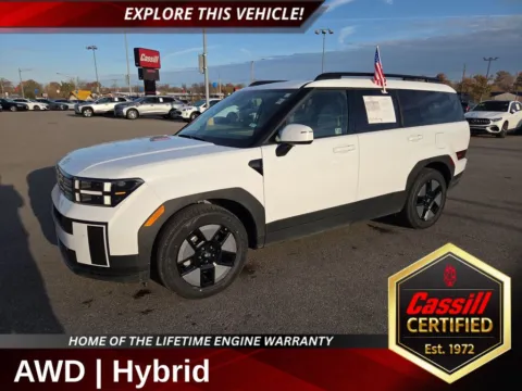 White 2025 Hyundai Santa Fe Hybrid SEL for sale in Cedar Rapids, IA