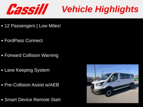 Another view of 2023 Ford Transit-350 XL for sale in Cedar Rapids, IA at Cassill Motors