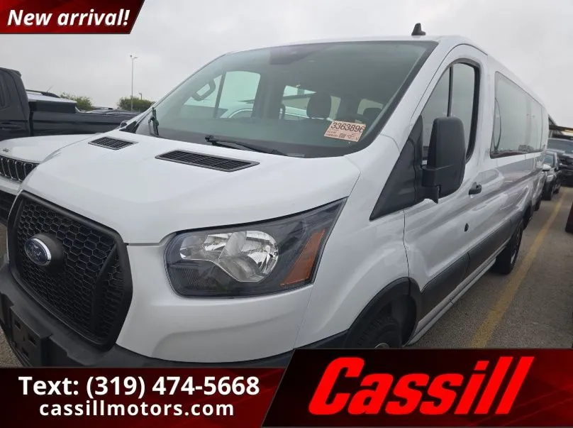 White 2023 Ford Transit-350 XL for sale in Cedar Rapids, IA