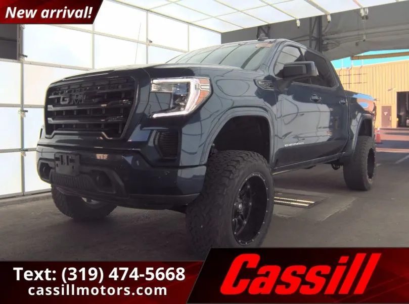 Blue 2019 GMC Sierra 1500 SLE for sale in Cedar Rapids, IA