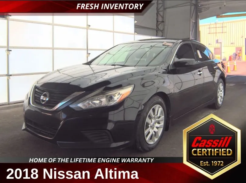 Black 2018 Nissan Altima 2.5 S for sale in Cedar Rapids, IA