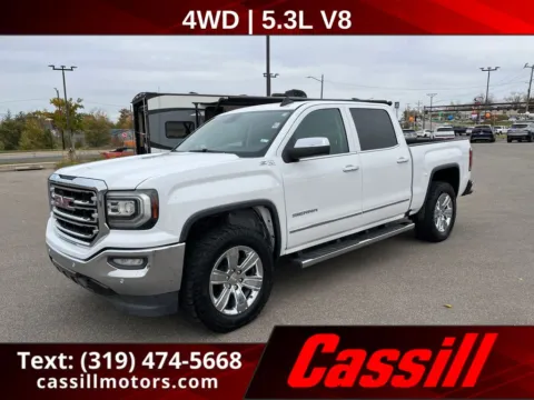 White 2017 GMC Sierra 1500 SLT for sale in Cedar Rapids, IA