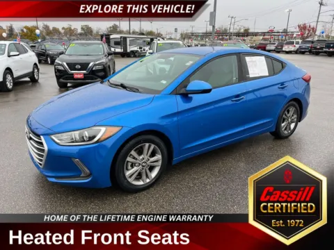 Blue 2017 Hyundai Elantra SE for sale in Cedar Rapids, IA