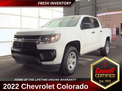 White 2022 Chevrolet Colorado Work Truck for sale in Cedar Rapids, IA