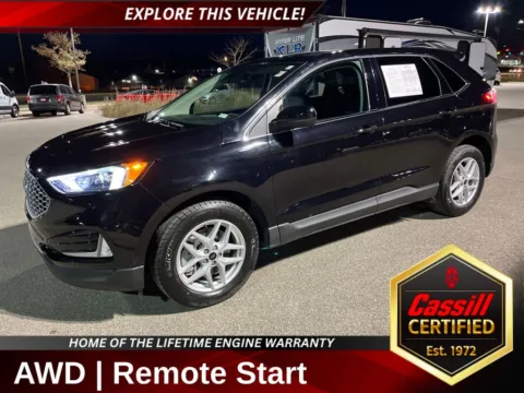 Black 2024 Ford Edge SEL for sale in Cedar Rapids, IA
