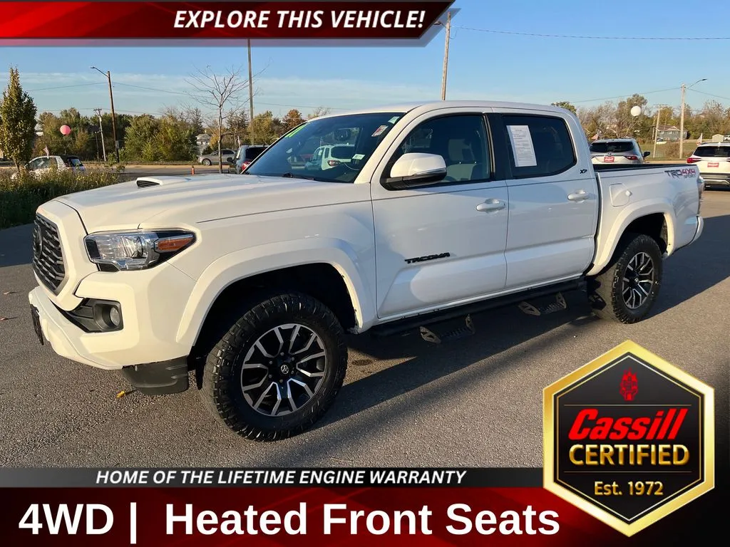 White 2021 Toyota Tacoma TRD Sport for sale in Cedar Rapids, IA