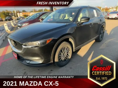 Black 2021 Mazda CX-5 Touring for sale in Cedar Rapids, IA