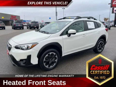White 2022 Subaru Crosstrek Premium for sale in Cedar Rapids, IA