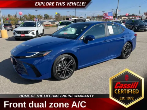 Blue 2025 Toyota Camry XSE for sale in Cedar Rapids, IA