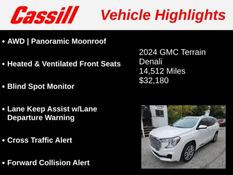 Another view of 2024 GMC Terrain Denali for sale in Cedar Rapids, IA at Cassill Motors