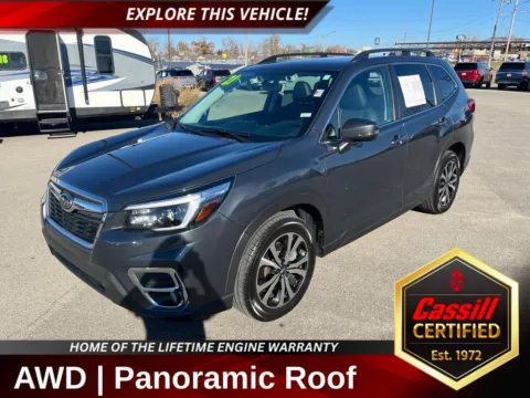 Gray 2021 Subaru Forester Limited for sale in Cedar Rapids, IA