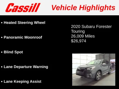 Another view of 2020 Subaru Forester Touring for sale in Cedar Rapids, IA at Cassill Motors